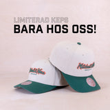 Mitchell & Ness Patches Exclusive Pinscript Pro Crown Cap Cream/Green