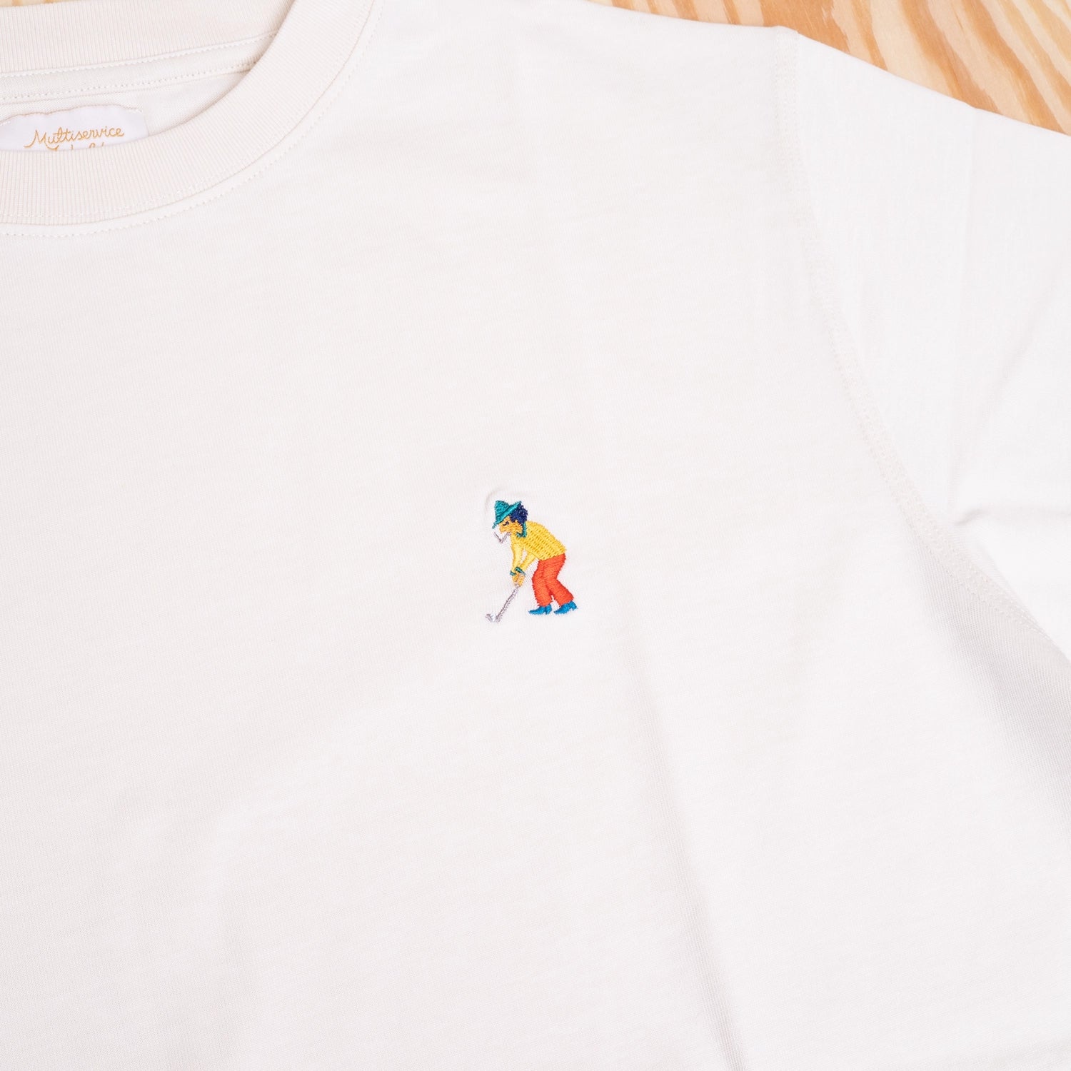 Multi service Signature Golfer Tee Off White