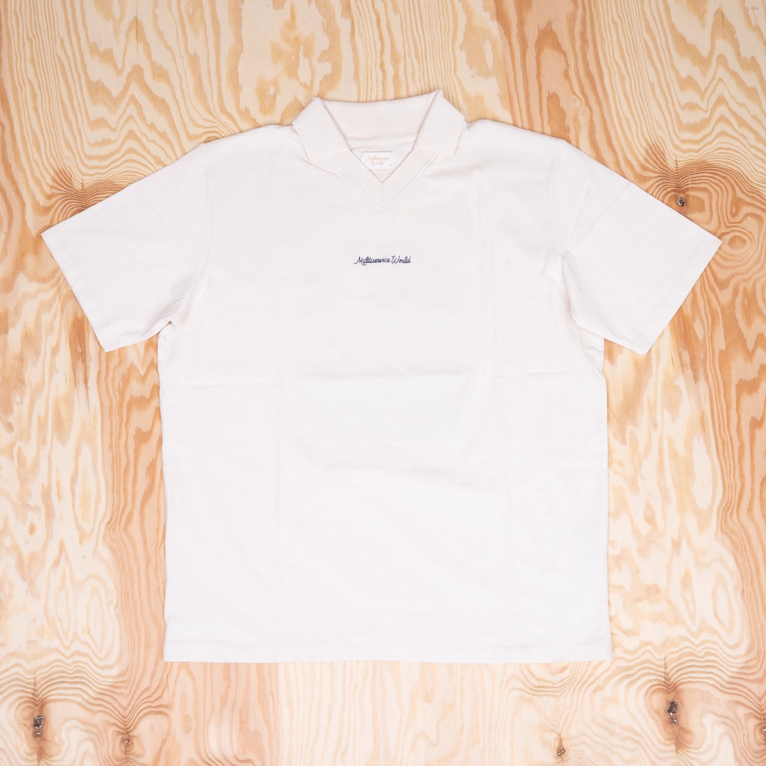 Multi service Back in Eighteen Jersey Polo Off White