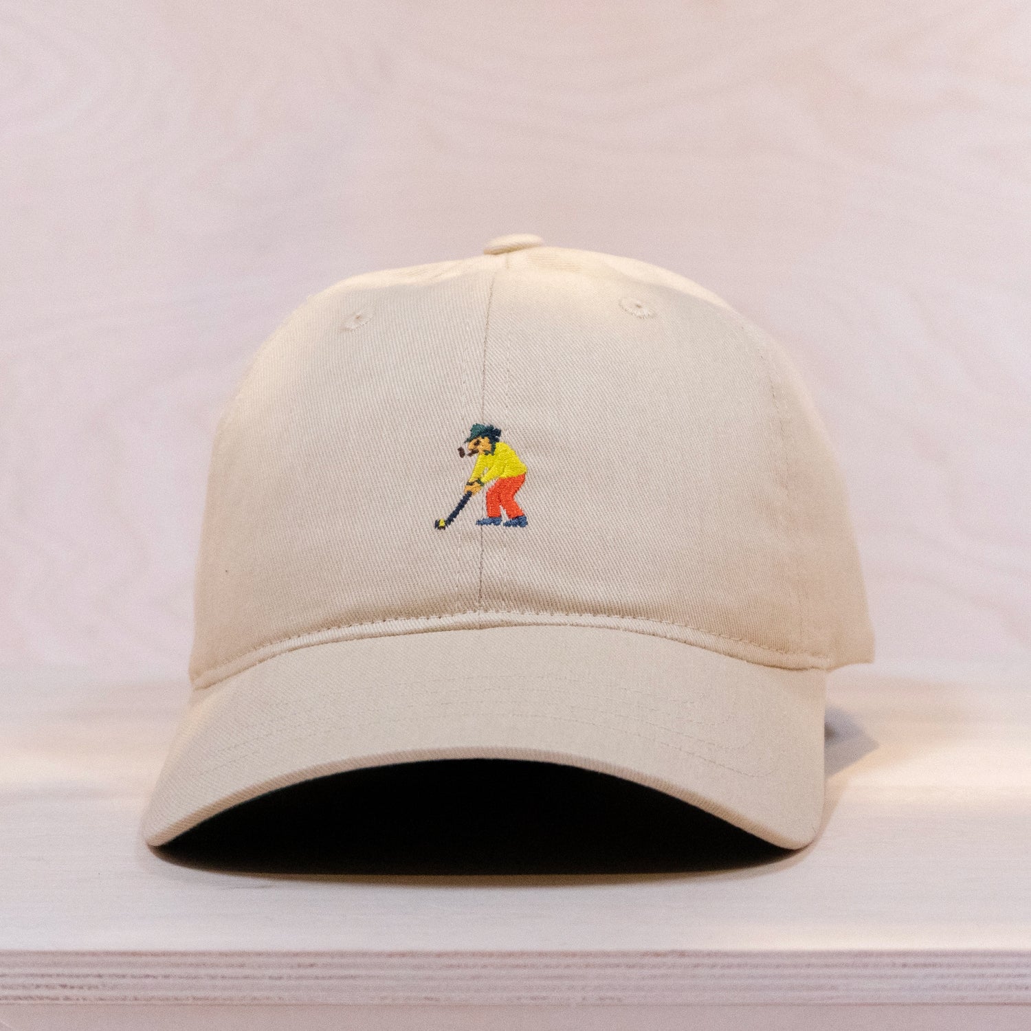 Multiservice World Cotton Twill Golfer Dad Cap Gravel