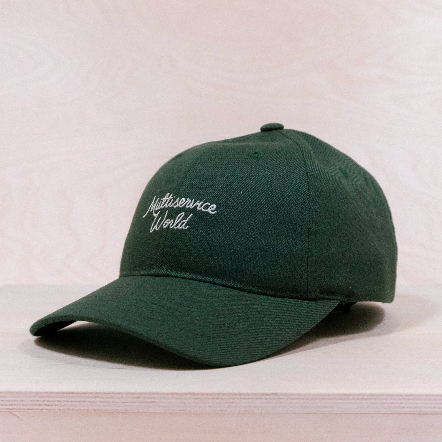 Multiservice World Cotton Twill Signature Cap Olive