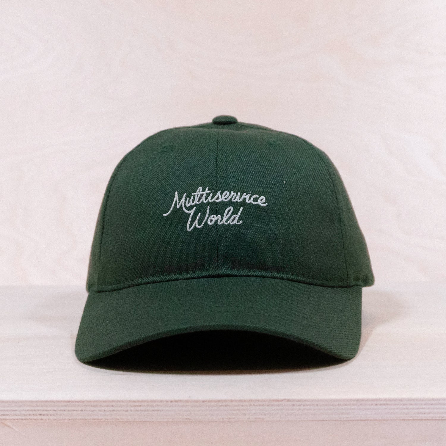 Multiservice World Cotton Twill Signature Cap Olive