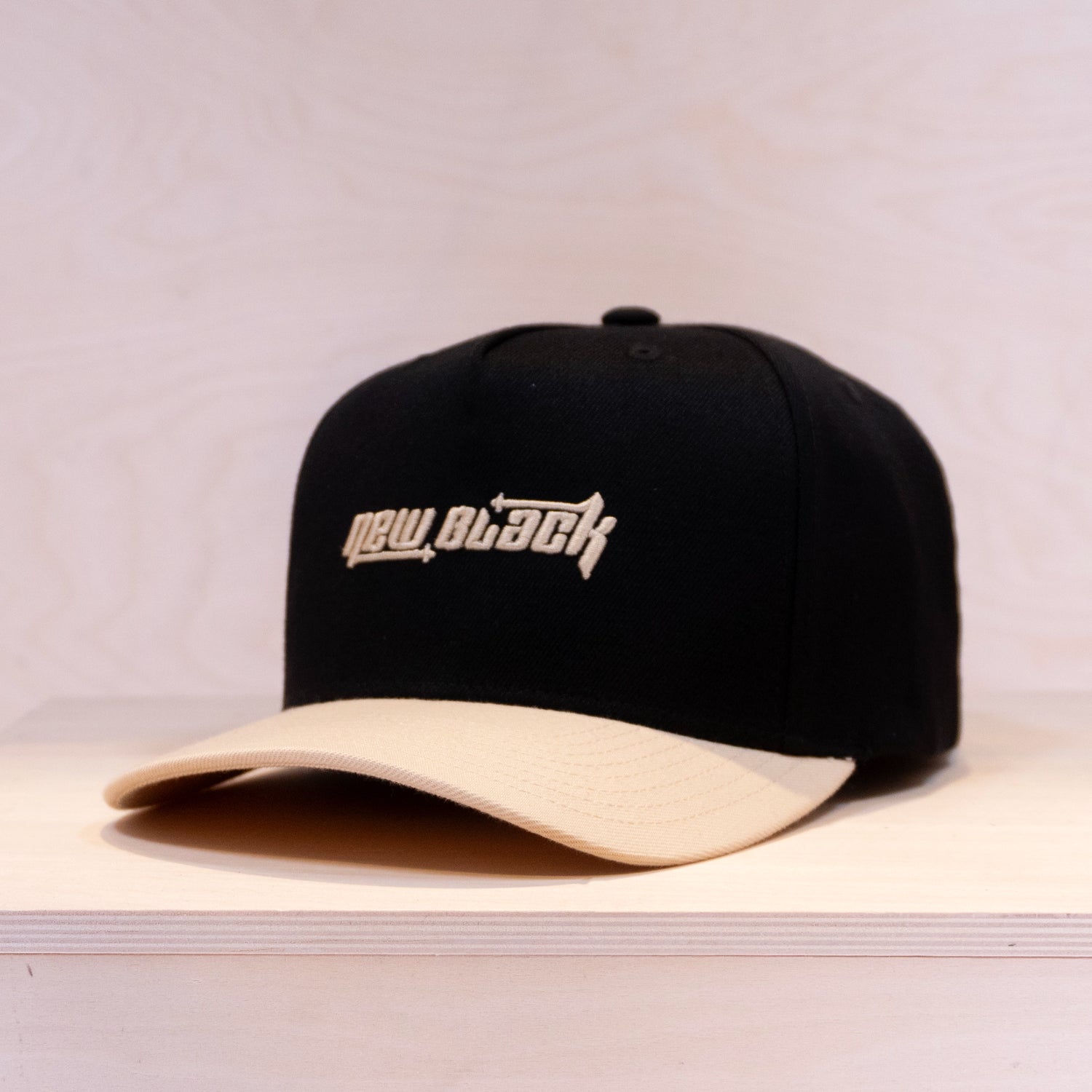 New Black Athletic A-Frame Cap Black