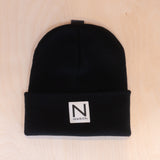New Black Box Beanie Black