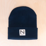 New Black Box Beanie Navy