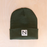 New Black Box Beanie Olive