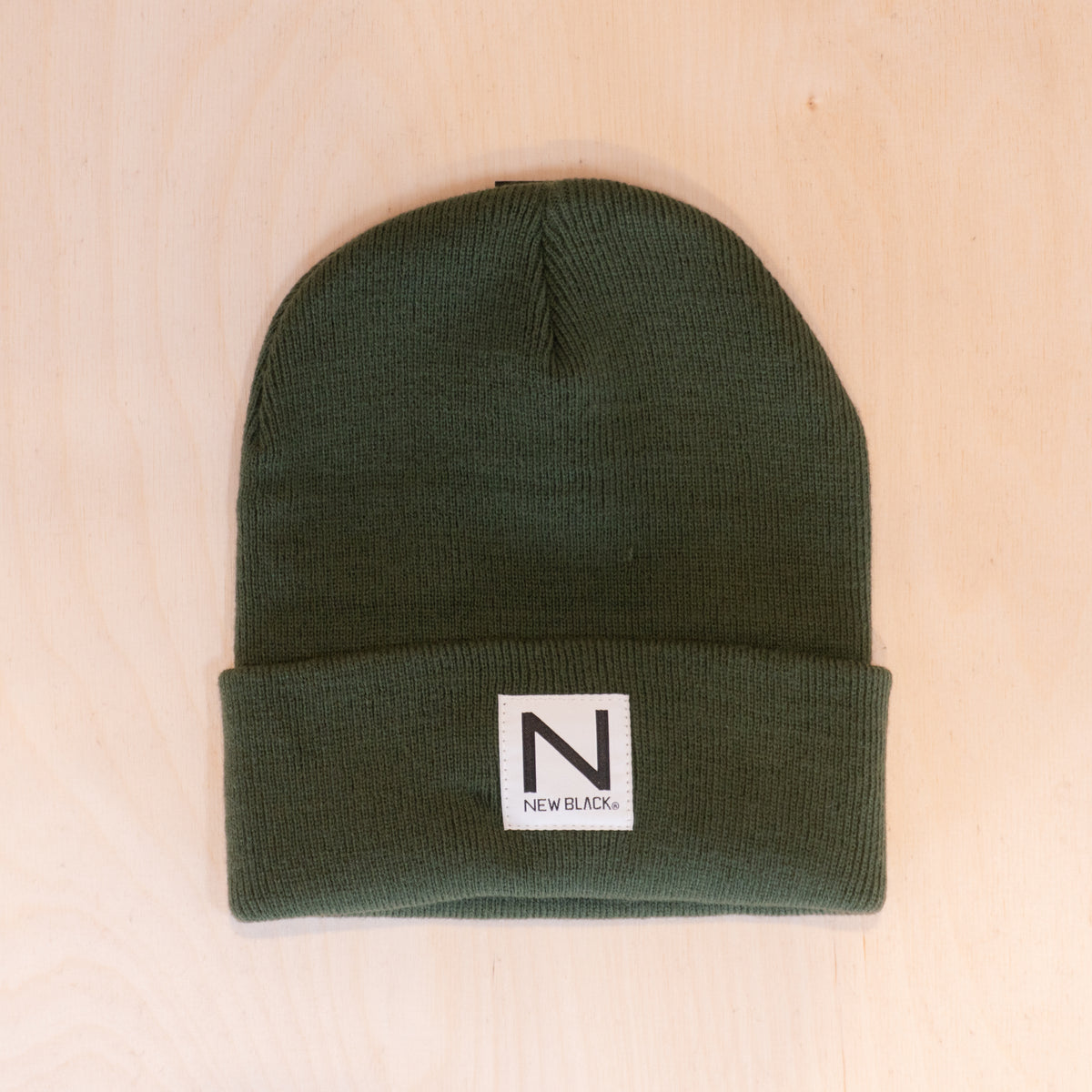 New Black Box Beanie Olive