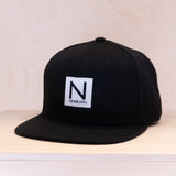 New Black Box Snapback Cap Black
