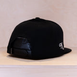 New Black Box Snapback Cap Black