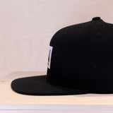New Black Box Snapback Cap Black