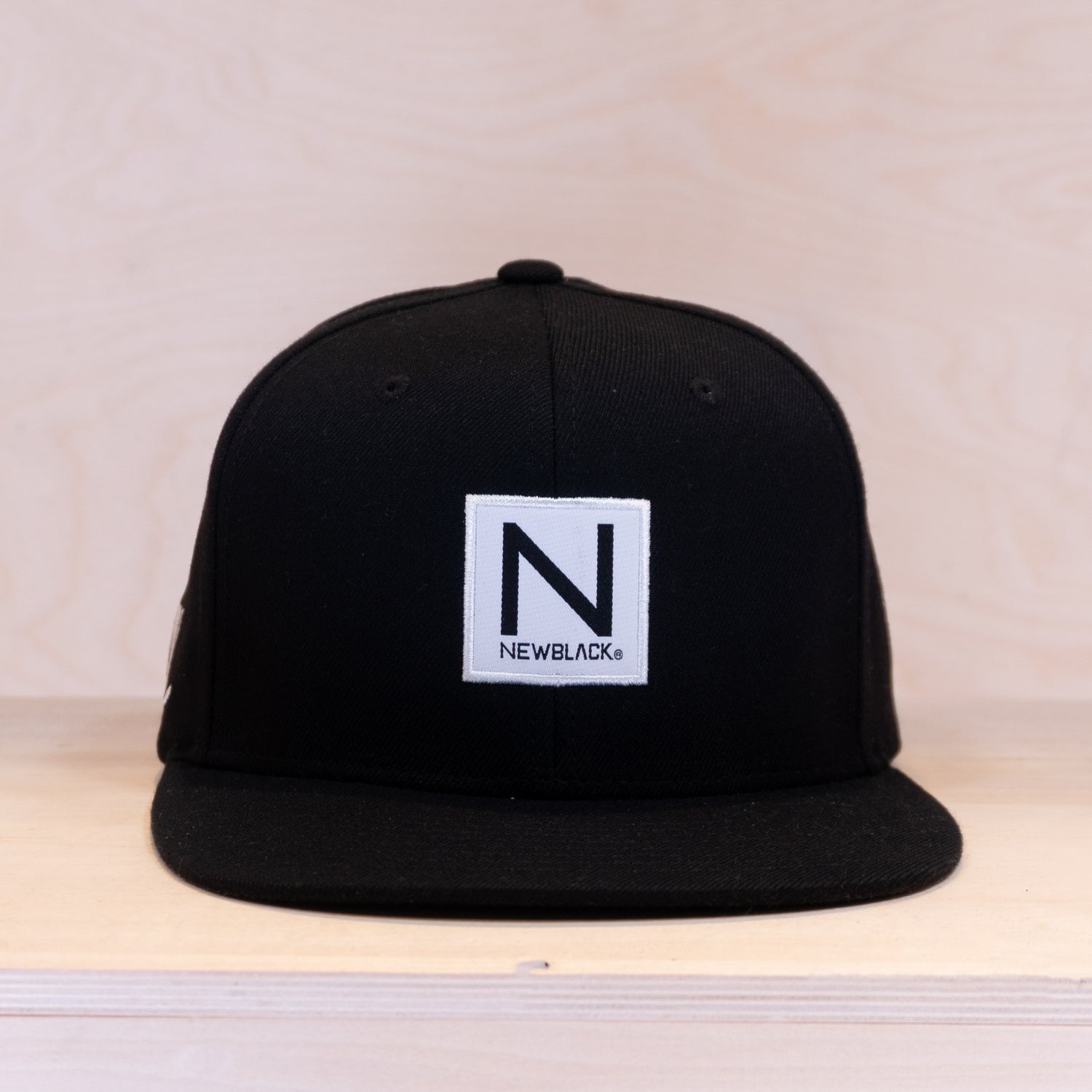 New Black Box Snapback Cap Black