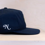 New Black Emblem 6-Panel Cap Navy