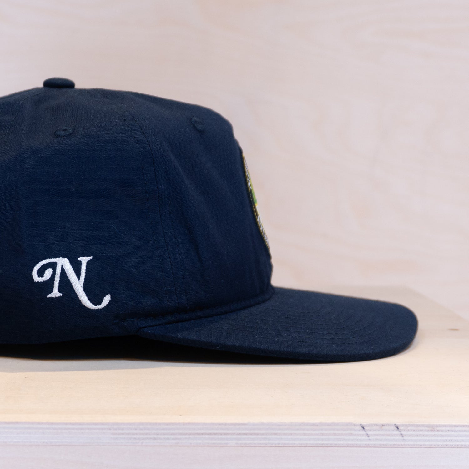 New Black Emblem 6-Panel Cap Navy