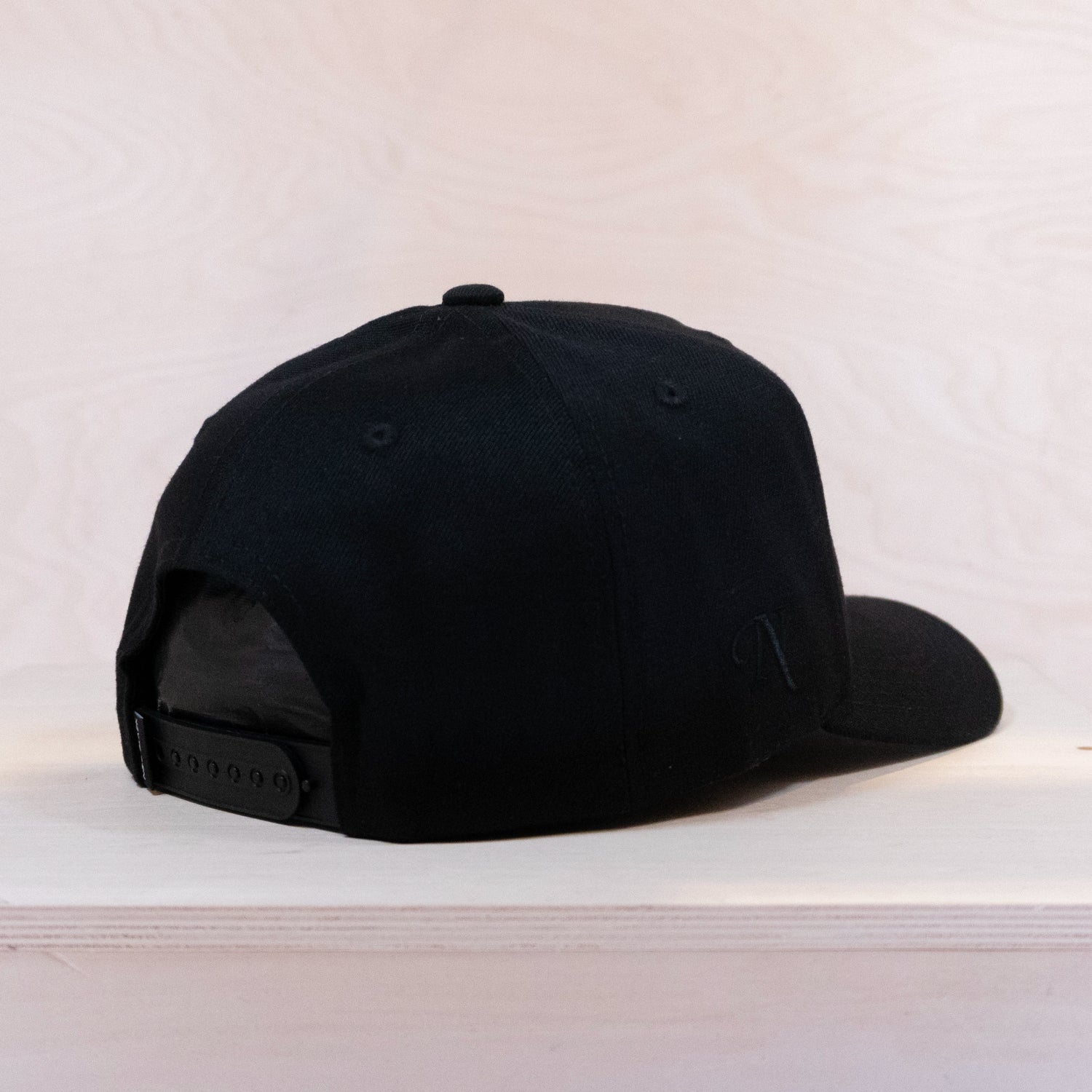 New Black Heavy A-Frame Cap Black
