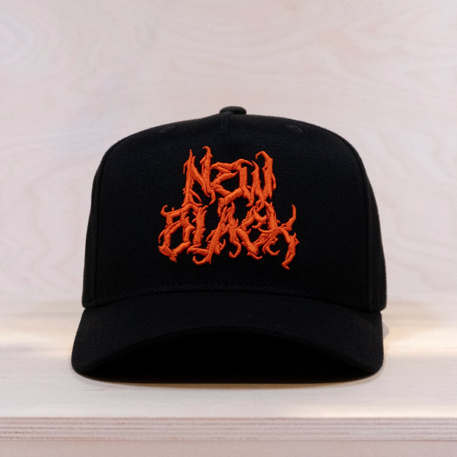 New Black Heavy A-Frame Cap Black