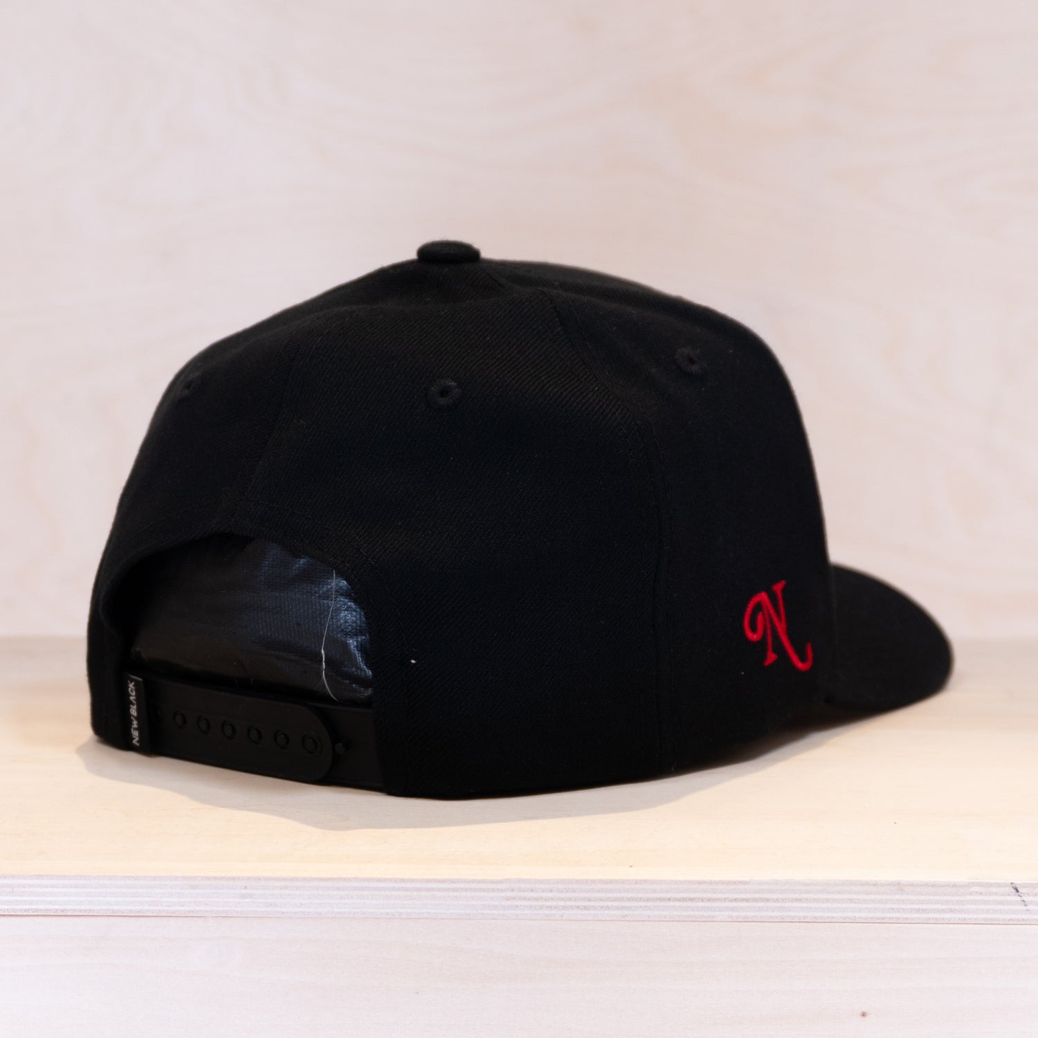 New Black International A-frame Cap Black