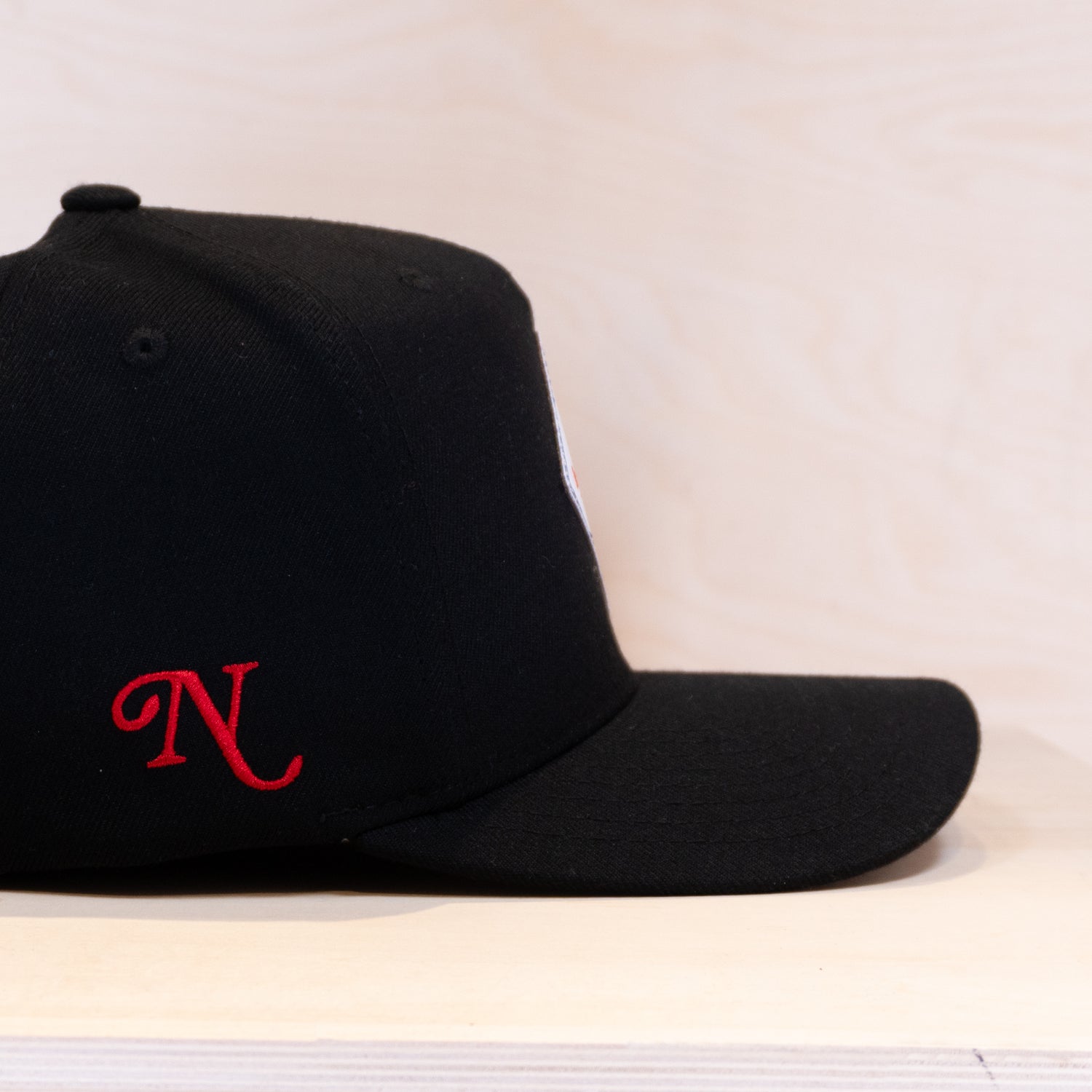 New Black International A-frame Cap Black