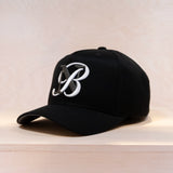 New Black Letter A-frame Cap Black