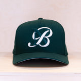 New Black Letter A-frame Cap Dark Olive
