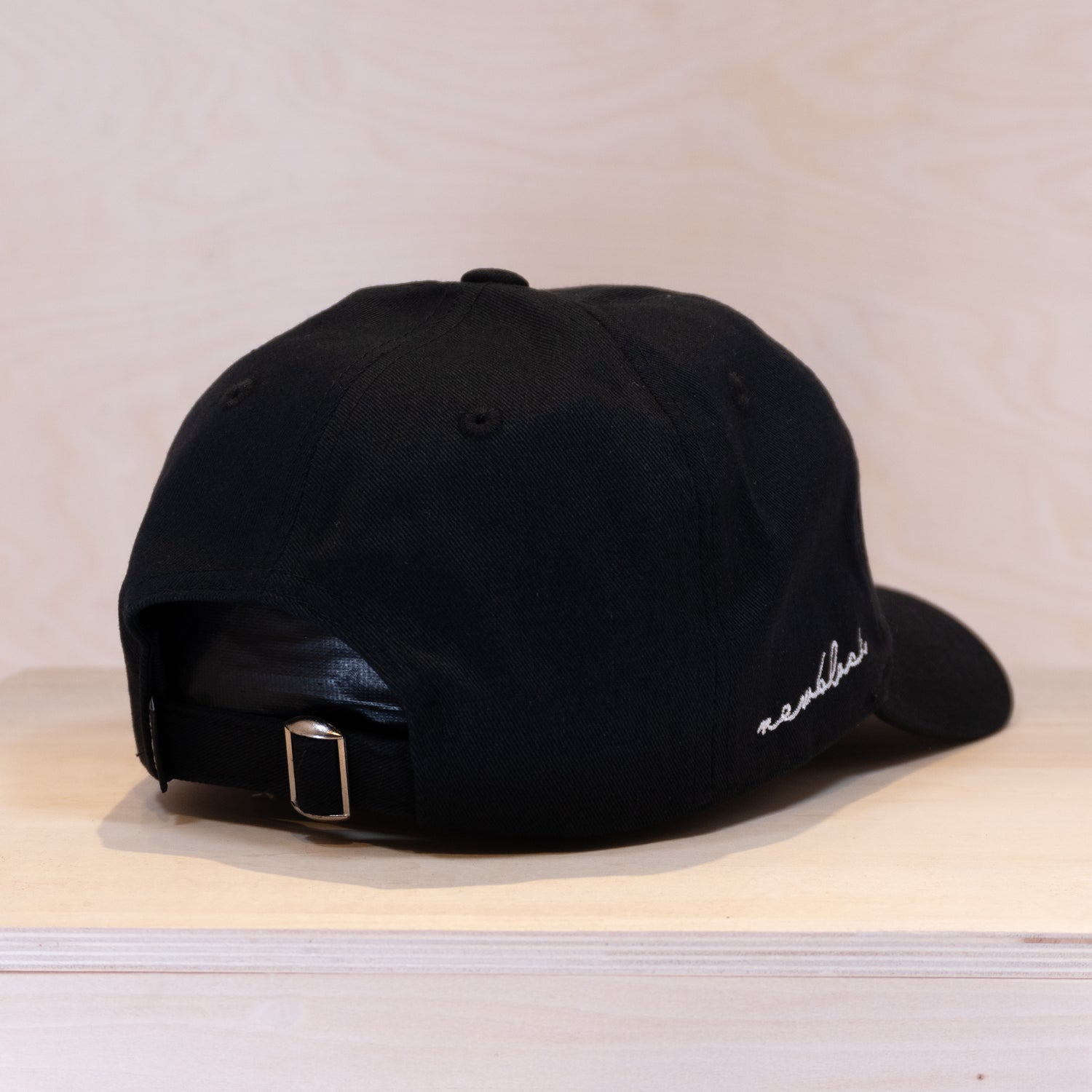 New Black Luxe Dad Cap Black