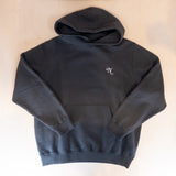 New Black Luxe Hoodie Asphalt Grey
