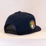 New Black Monogram A-Frame Cap Navy