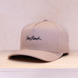 New Black Signature A-frame Cap Stone Beige