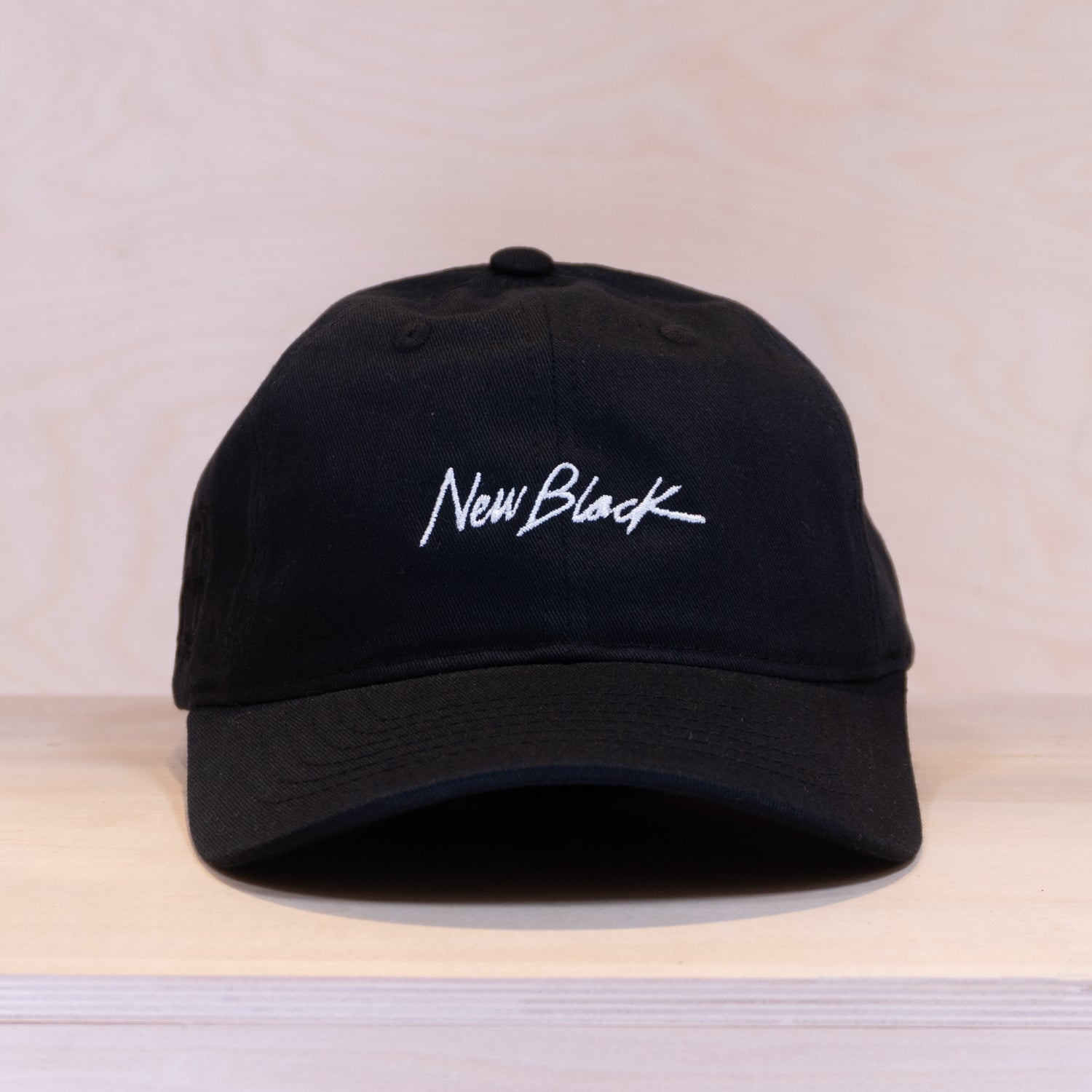 New Black Signature Dad Cap Black