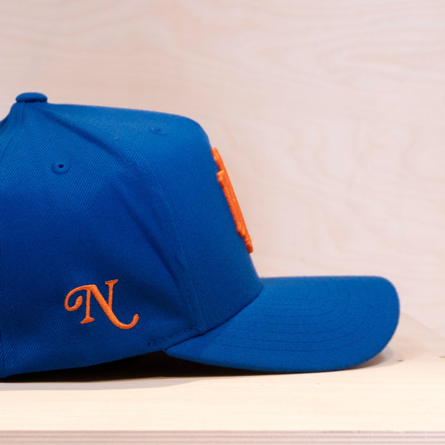 New Black Symbol A-Frame Cap Blue