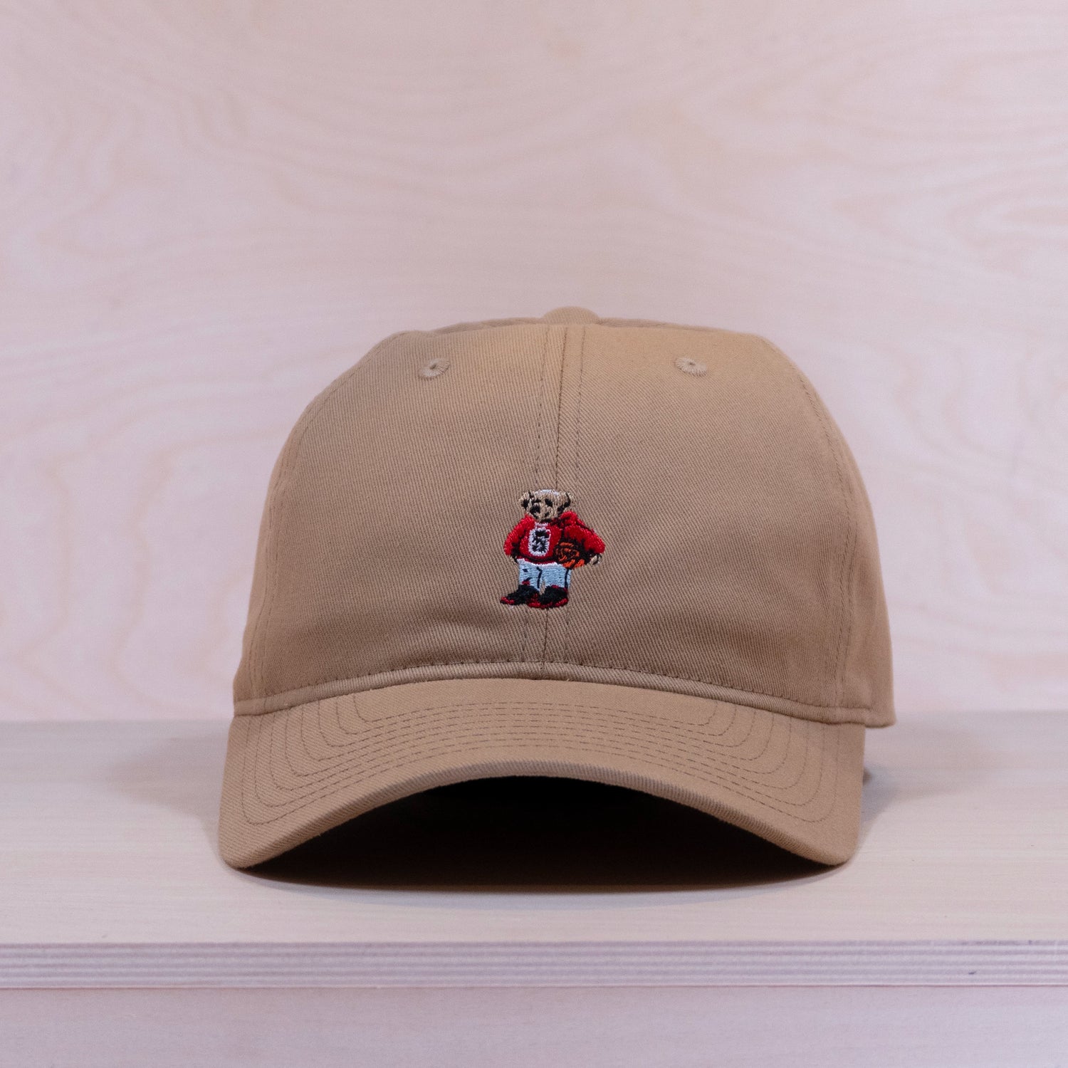 New Black Teddy Dad Cap Stone