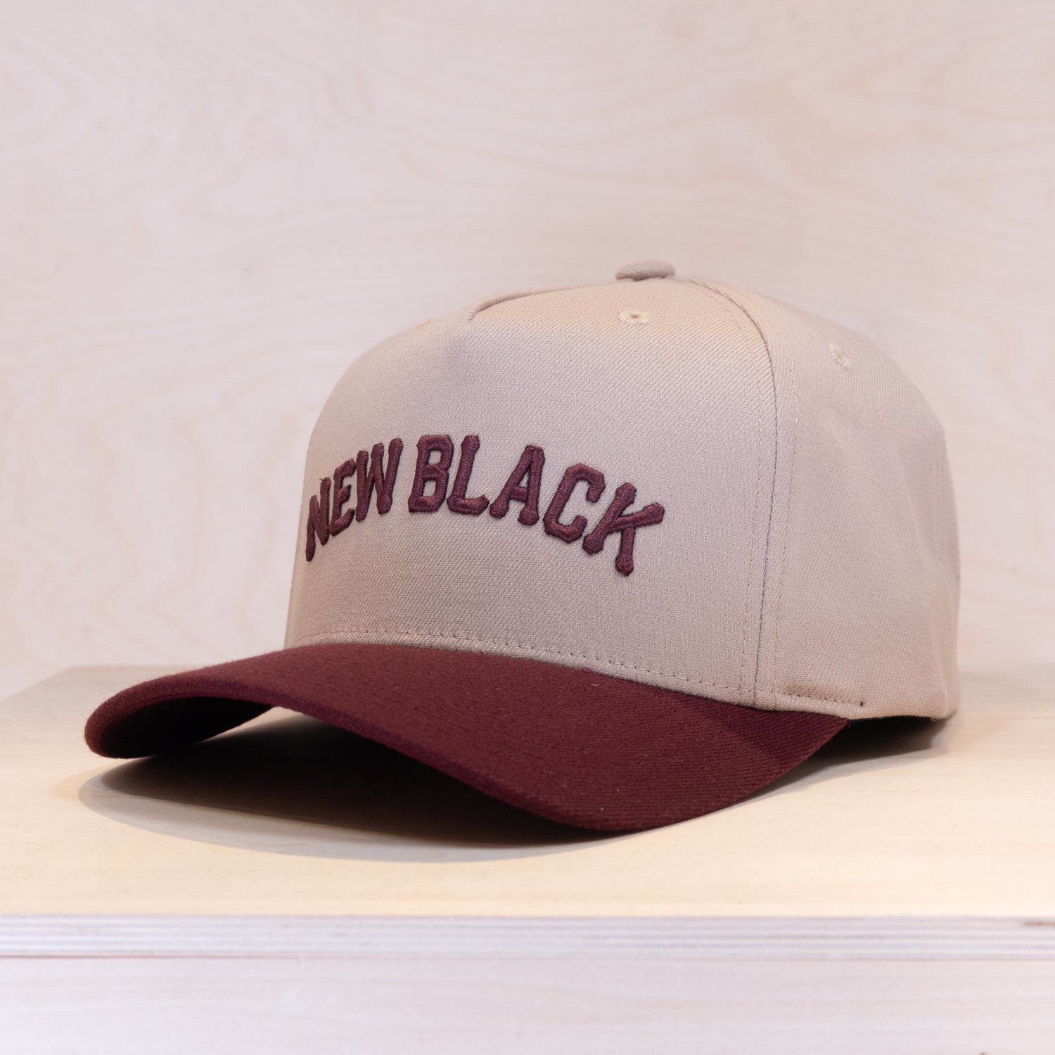 New Black Warrior A-frame Cap Burgundy