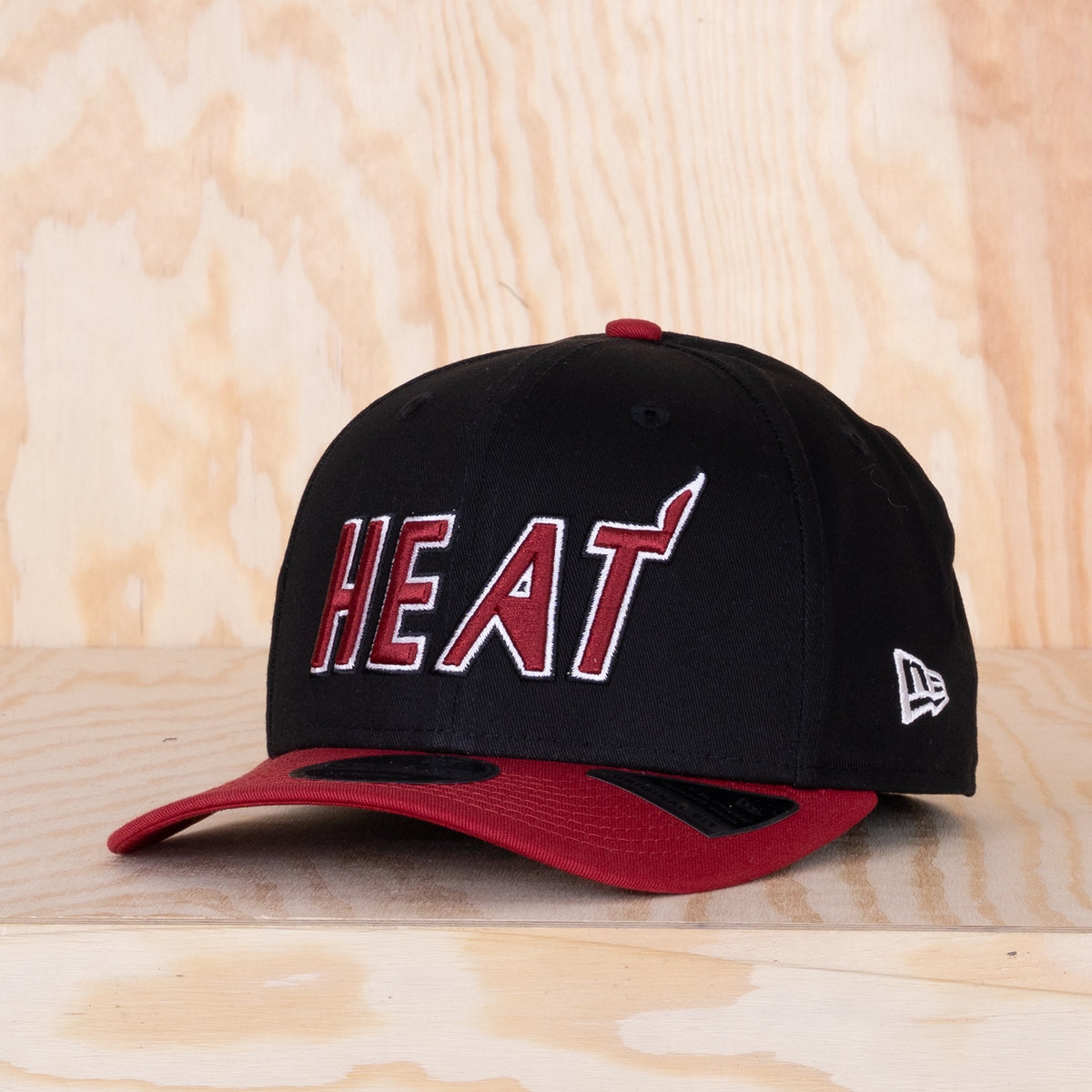 New Era Miami Heat NBA Hardwood Classic 9FIFTY Snapback Cap Black