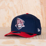 New Era Nets NBA Hardwood Classic 9FIFTY Snapback Cap Dark Blue