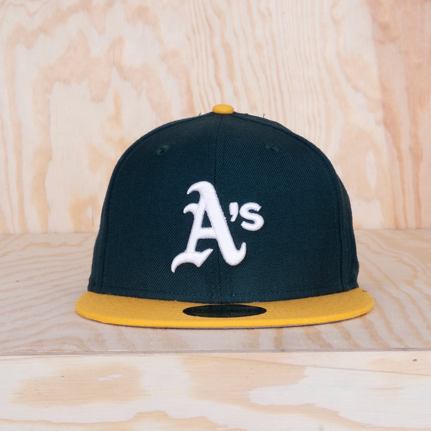New Era 59FIFTY Oakland Athletics World Series Cap Green/Yellow