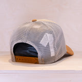 New Era 9FORTY Graphic Patch A-Frame Trucker Cap Cream