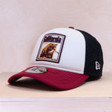 New Era 9FORTY Graphic Patch A-Frame Trucker Cap White