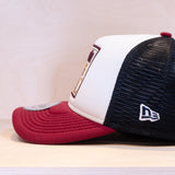 New Era 9FORTY Graphic Patch A-Frame Trucker Cap White