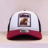 New Era 9FORTY Graphic Patch A-Frame Trucker Cap White