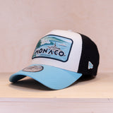 New Era 9FORTY Summer Monaco A-Frame Trucker Cap Pastel Blue