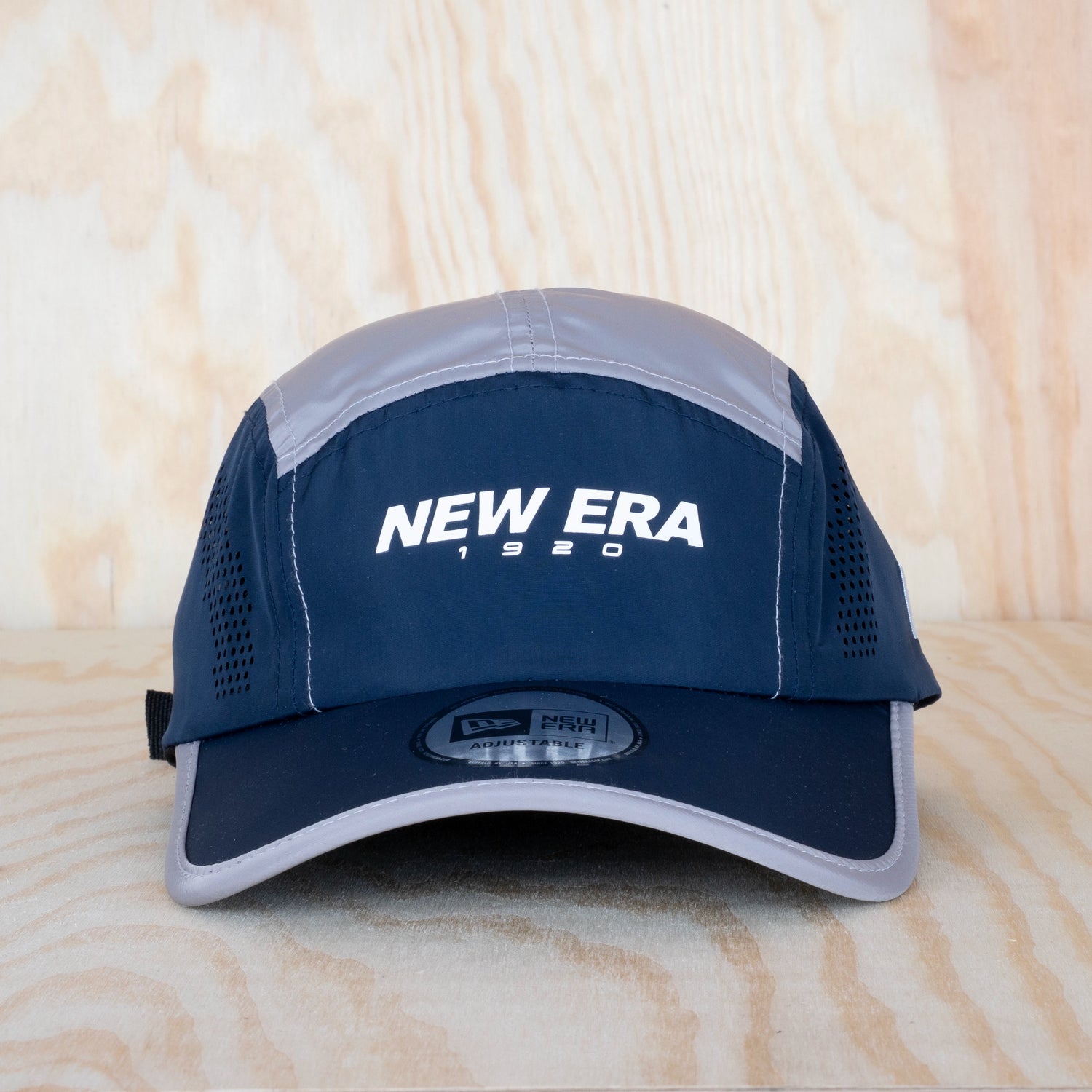 New Era Colour Block Runner 5 Panel Cap Navy/Grey