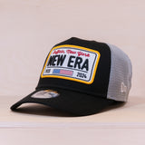 New Era Patch A-Frame Trucker Cap Black