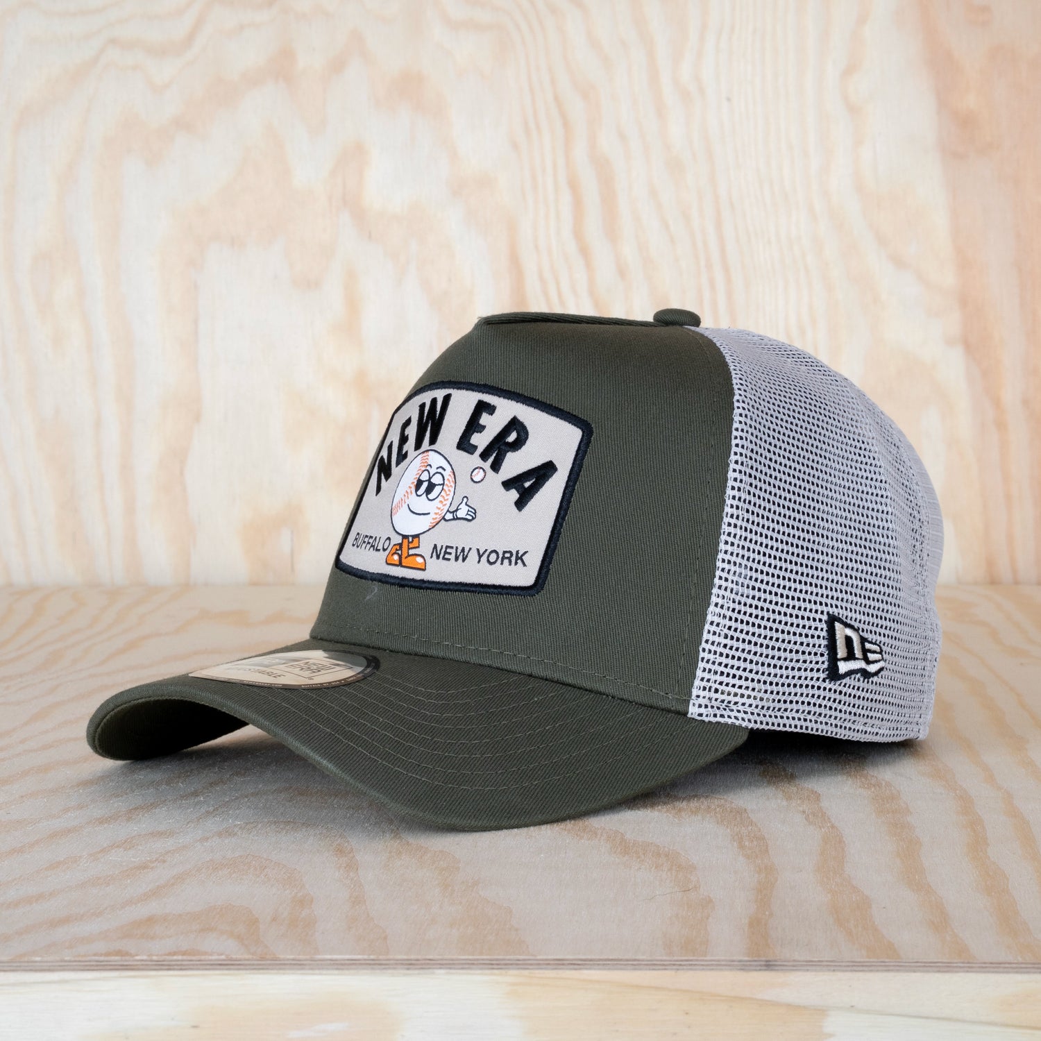 New Era Summer Patch 9FORTY A-Frame Trucker Cap Green