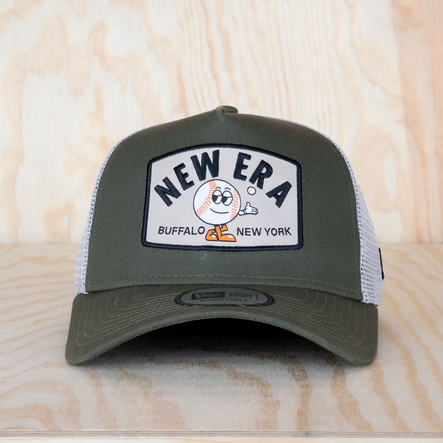 New Era Summer Patch 9FORTY A-Frame Trucker Cap Green