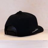 New Black Luxe A-Frame Cap Black