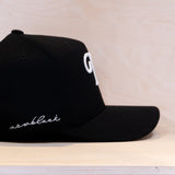 New Black Luxe A-Frame Cap Black