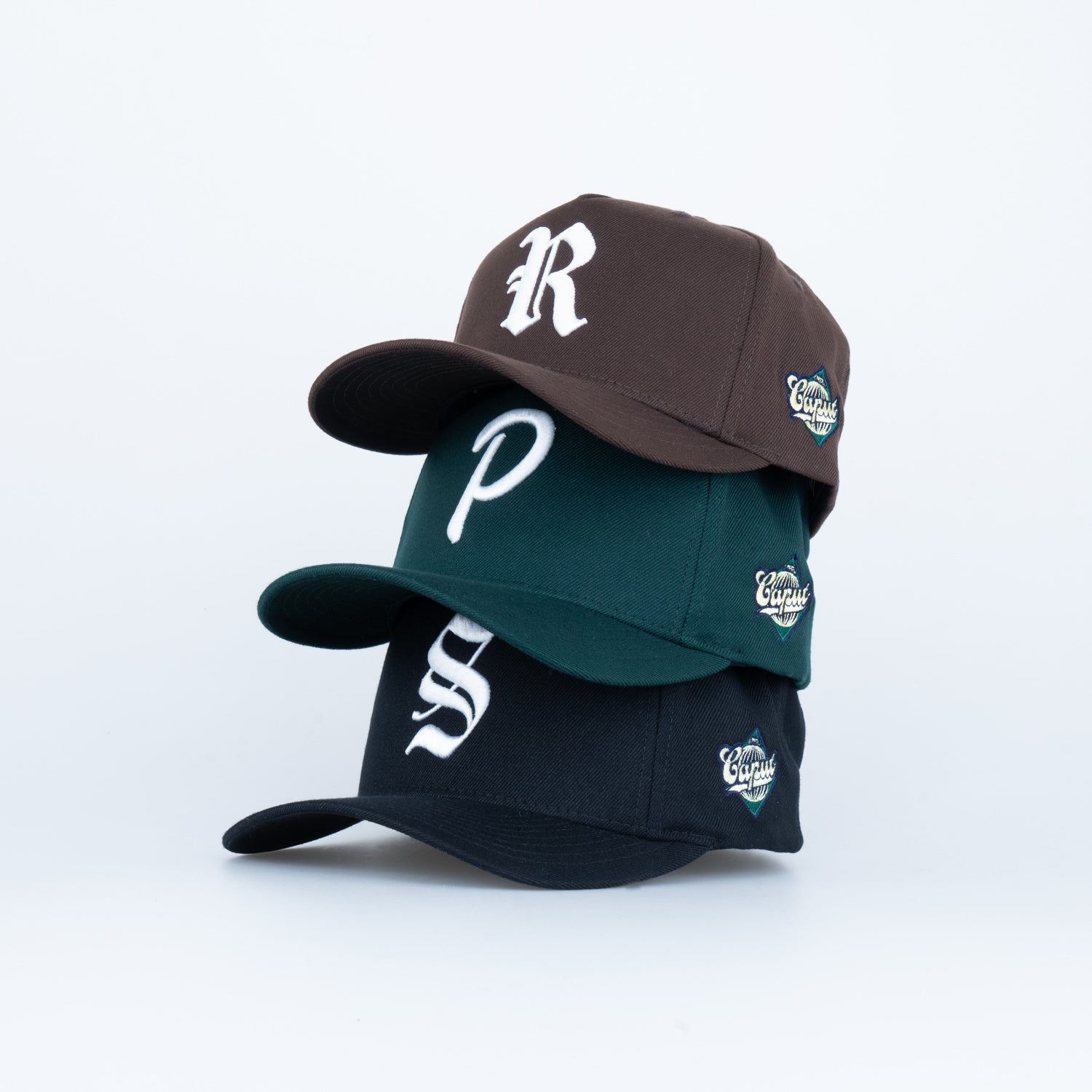 Ca´put Letter R Cap  Brown
