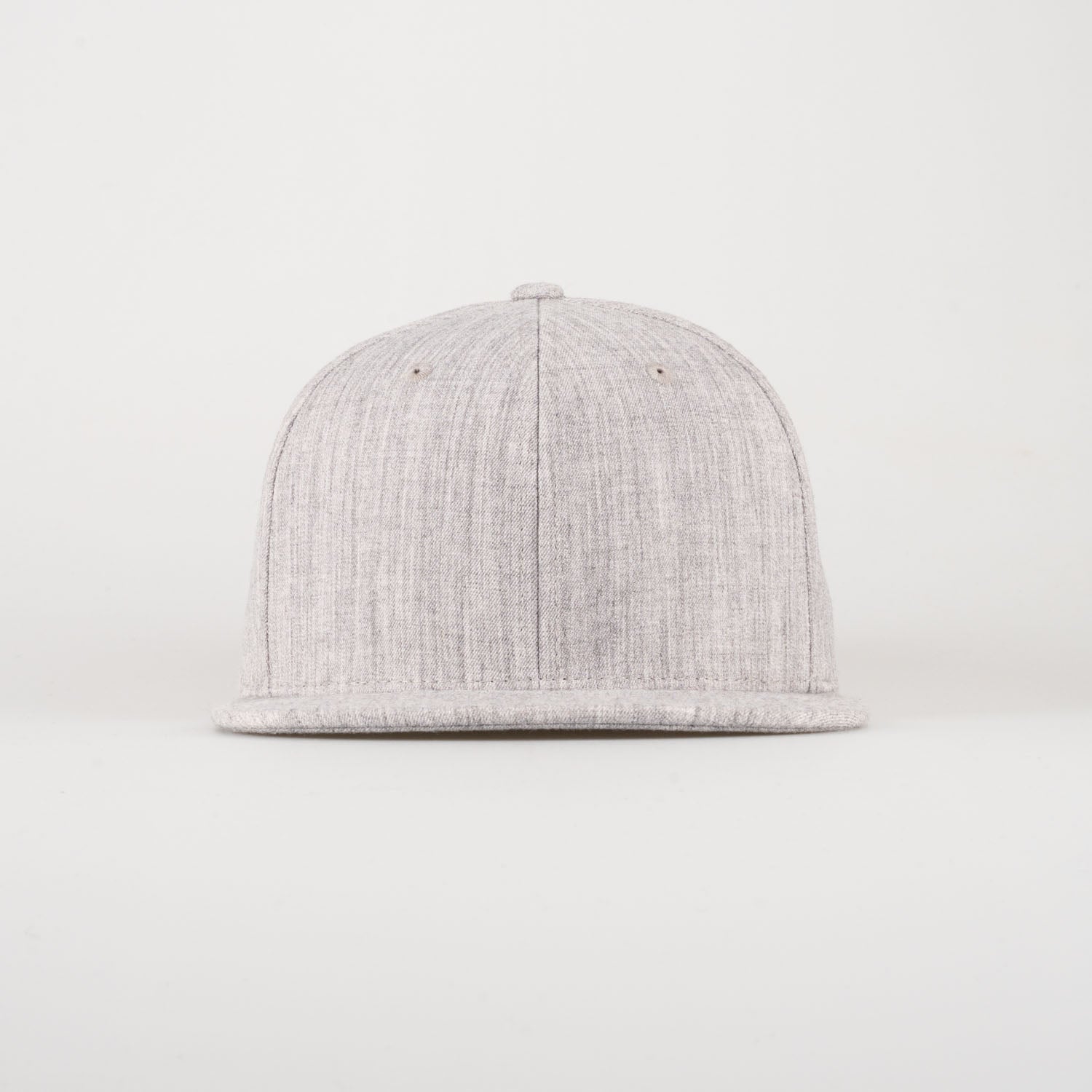 P&P Recycled Blank Snapback Cap Heather Grey