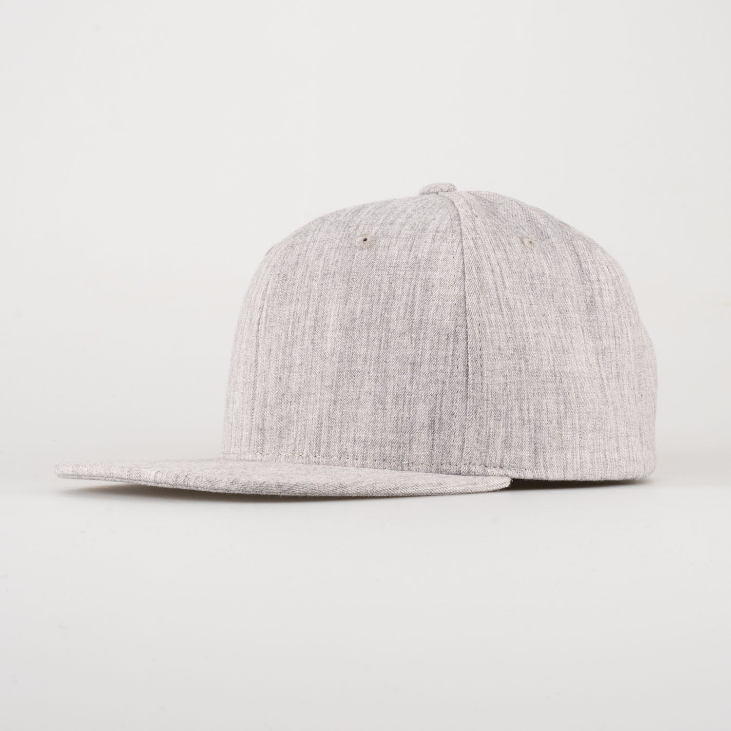 P&P Recycled Blank Snapback Cap Heather Grey