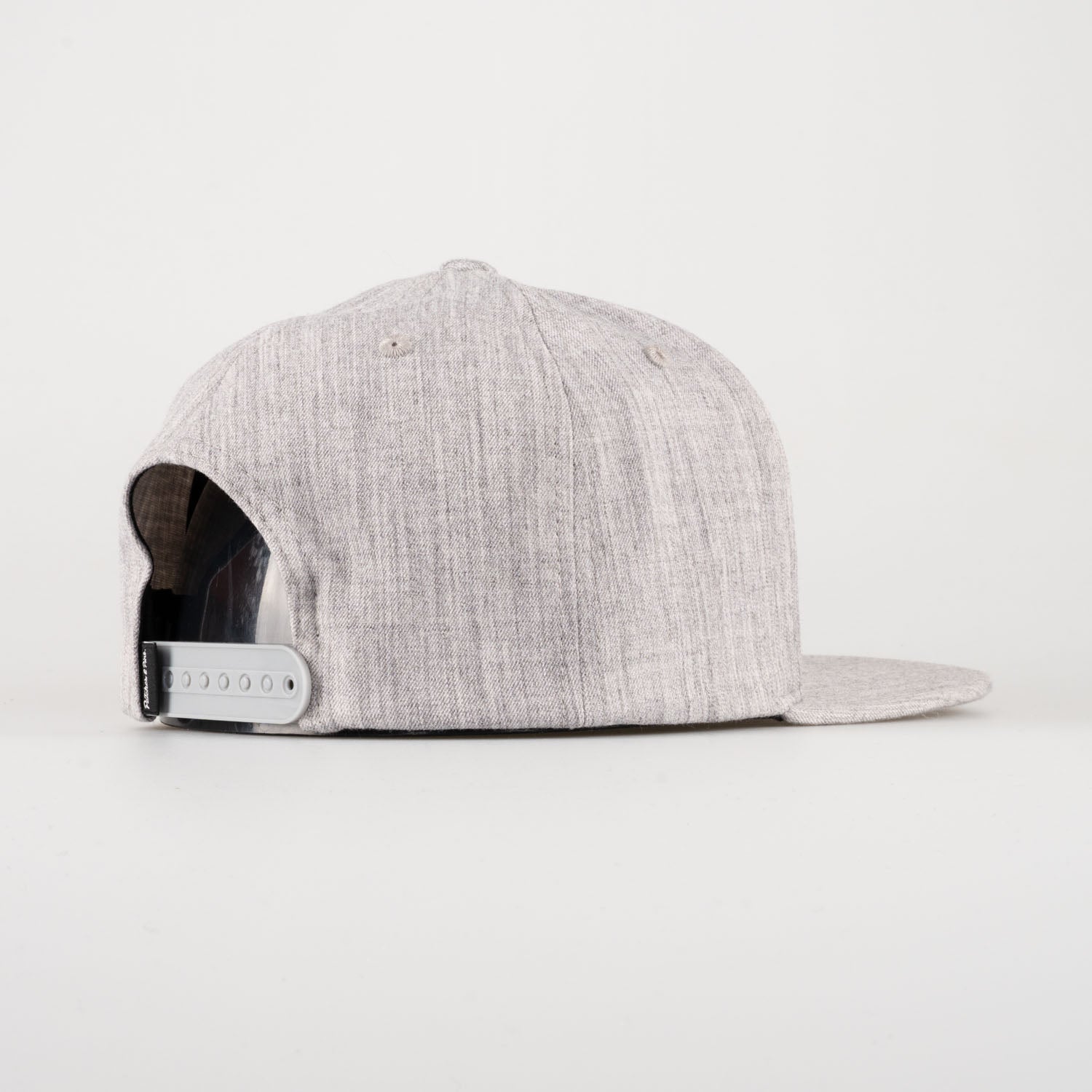 P&P Recycled Blank Snapback Cap Heather Grey