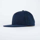 P&P Recycled Blank Snapback Cap Navy